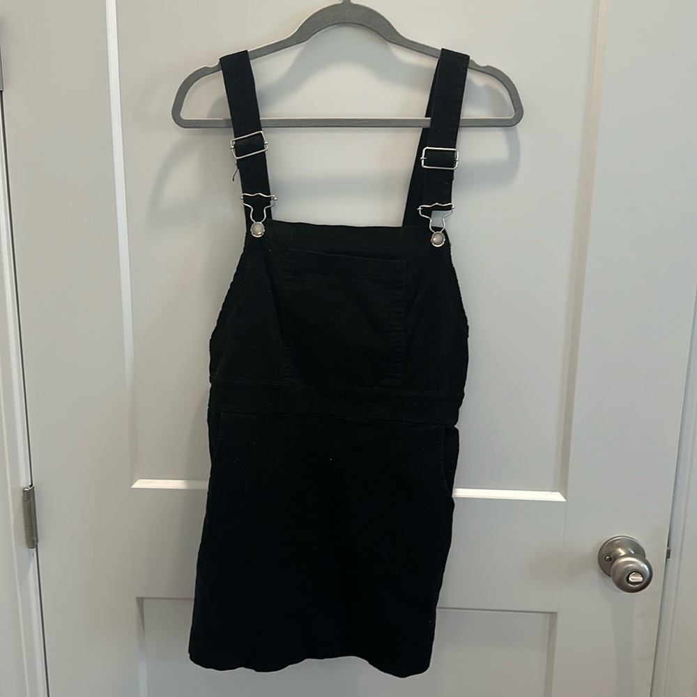 Corduroy overall dress